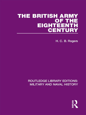 cover image of The British Army of the Eighteenth Century